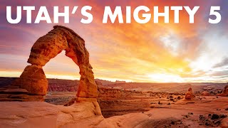 HOW TO VISIT UTAHS MIGHTY 5 NATIONAL PARKS  7 Day Travel Itinerary [upl. by Holle]