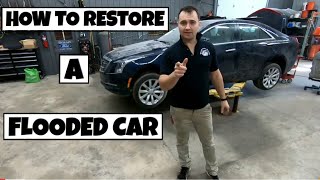 HOW TO RESTORE A FLOODED CAR [upl. by Enelrihs]