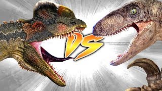 Dilophosaurus VS Utahraptor Who Would Win [upl. by Nede]