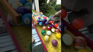 Billiard balls Healing continuous marble run ASMR Healing timetruckmarblerun satisfying [upl. by Aicre]