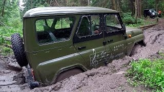 UAZ 469  Hunter  Offroad разведка трассы для подготовленных и лайта via ATDrive [upl. by Anchie272]