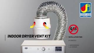 Indoor Dryer Vent Kit  Installation instructions Dundas Jafine [upl. by Yelnet779]