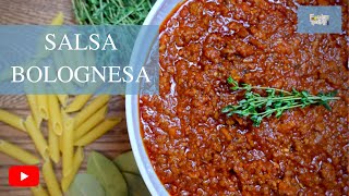 SALSA BOLOÑESA Italiana Casera Original [upl. by Dippold]