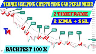 Cara Scalping Crypto Yang Gak Perlu Mikir [upl. by Nnylirak]