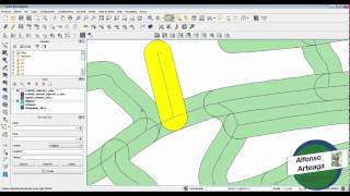 Geoprocesos en qGis  Clip Buffer Merge Dissolve en QGis [upl. by Rezeile]