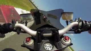 Cremona Circuit  Ducati Streetfighter 848 vs Ninja 600 [upl. by Pembrook]