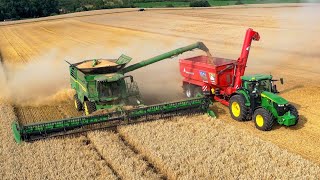 John Deere X9  1450  largest Combine Harvester  in 4K [upl. by Adnahsar]