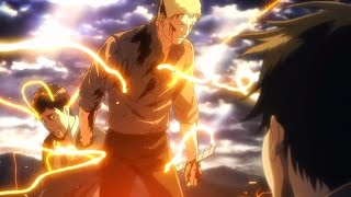 Bertholdt y Reiner se transforman  Bertholdt and Reiner transformation Attack on Titan [upl. by Esilrac]