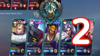 Chou Gameplay Mobile Legends Rank Part2mobilelegendsmlbbcreatorcamp [upl. by Biagio292]