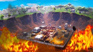 METEORITE HIT DUSTY DEPOT Fortnite Battle Royale [upl. by Lledyl]