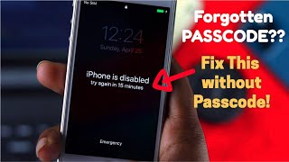 How to Remove Forgotten PASSCODE iPhone 5S 5C 5 Bypass LockScreen [upl. by Nats]