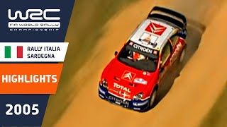 Rally Italia Sardegna 2005 WRC Highlights  Review  Results [upl. by Yeta406]