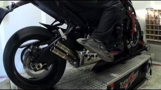 SUZUKI GSXS 1000 2015  STOCK vs MIVV DOUBLE GUN [upl. by Atsocal479]