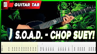 【SYSTEM OF A DOWN】 Chop Suey  cover by Masuka  LESSON  GUITAR TAB remake [upl. by Airtap]