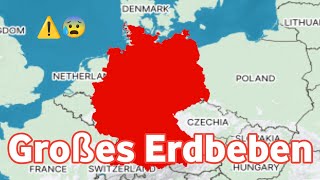 😰🇩🇪Ein weiteres sehr starkes Erdbeben erschütterte heute Abend Montag 1 Juli 2024 Deutschland [upl. by Lot]