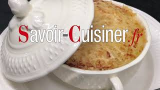 Recette facile de soupe gratinée à loignon [upl. by Enomor]