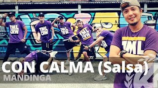 CON CALMA Salsa by Mandinga  Zumba  Salsa  TML Crew Jay Laurente [upl. by Enrobso74]