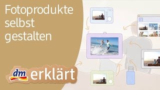 Fotobücher Fotogrußkarten amp Fotokalender selbst gestalten und mit Kodak sofort bei dm drucken [upl. by Reifinnej557]