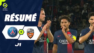 PARIS SAINTGERMAIN  FC LORIENT 0  0  Résumé  PSG  FCL  20232024 [upl. by Trumaine]