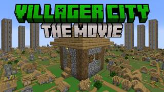 I Added A Villager City To Minecraft The Movie [upl. by Allehcim]