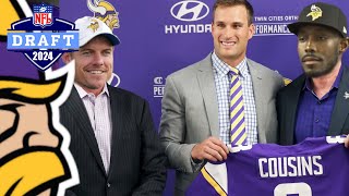 7Round Minnesota Vikings Mock Draft Build Around Kirk Go AllIn on Super Bowl Window [upl. by Chrysler]