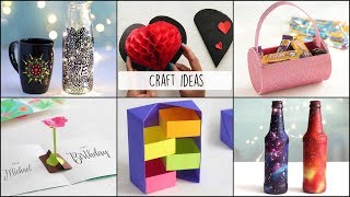 6 Easy Craft Ideas  Craft Ideas  Ventuno Art [upl. by Oesile]