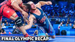 2024 Olympic Games Final Wrestling Recap [upl. by Anawad]