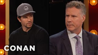 Will Ferrell Mark Wahlberg Is A Perfect Human Being  CONAN on TBS [upl. by Anama]