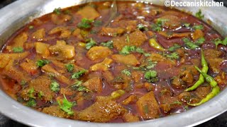 Hyderabadi Famous Chaakna Old City Style Chakna Recipe Bakrid Recipes [upl. by Pucida]