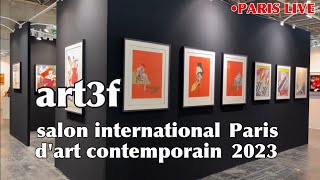 🇫🇷ART FAIR PARIS quotart3fquot salon international dart contemporain Live Streaming 22September2023 [upl. by Milla]