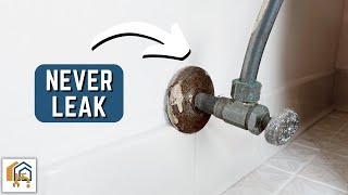 How to Replace a Old Toilet Shut Off ValveRIGHT TOOLS FOR THE JOB [upl. by Zane]