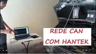 Teste da REDE CAN com Hantek 6074BE e 1008C [upl. by Pallua882]