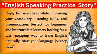 English Speaking Practice StoryLearn English Through Story Level1 How to Improve accent [upl. by Aohsoj]