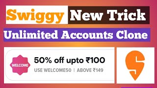 Swiggy Unlimited Trick How to make swiggy unlimited account in one device 100 swiggytrick trick [upl. by Audrey]