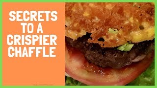 Secrets To A Crispier Chaffle on the Keto Diet [upl. by Glenda]