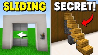 Minecraft 5 SECRET Redstone Hacks [upl. by Ivens]