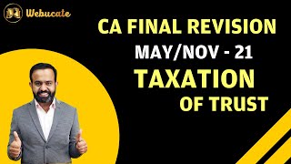 TAXATION OF TRUST By CA Bhanwar Borana [upl. by Hollister970]