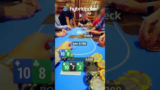 Is he❓BLUFFING ME❓😈How to call bluffs in poker💪🔥📈Poker is crazy shorts poker [upl. by Kcirddec104]