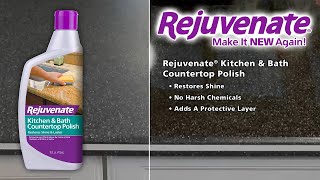 How to Restore Countertops  Rejuvenate Kitchen and Bathroom Countertop Polish [upl. by Asile477]