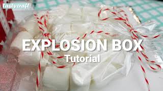 DIY EXPLOSION BOX  How to make CHOCOLATE EXPLOSION BOX [upl. by Tatman430]