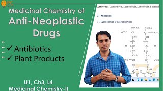 Anticancer Drugs Medicinal Chemistry Part 4 Antibiotics and Plant product [upl. by Arimaj]