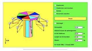 6aso Fysica Instructie Dynamica 1 3 Centripetale kracht Oefening 7 p6 HD 1080p [upl. by Puto]