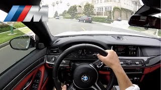 BMW M5 2016 POV Drive amp Start Up 560HP V8  BEAST CAR YouDrive [upl. by Kassia]