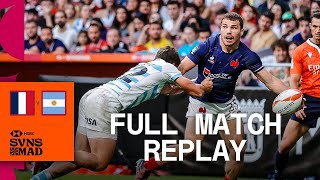 Ending the season in style  France v Argentina  Mens FINAL  HSBC Madrid Sevens [upl. by Airoled]