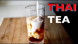 How to make vegan Thai Tea  SUMMER DRINK RECIPE [upl. by Jarlath]