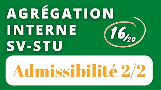 AGREG INTERNE SVT Lépreuve sur dossier 🤭 [upl. by Sherrard673]