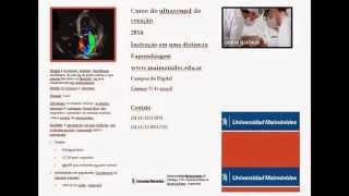 CURSO A DISTANCIA DE ECOCARDIOGRAFIA [upl. by Madra]