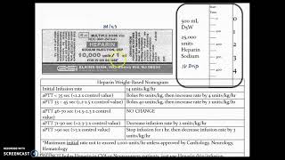 Heparin with protocol 1 [upl. by Sedlik566]