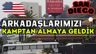 San Diego Kamptan Arkadaşlarımızı Almaya Geldik usa türkiye amerika [upl. by Ainos240]