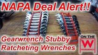 Gearwrench Stubby Wrench  NAPA Deal Alert [upl. by Aubrie]